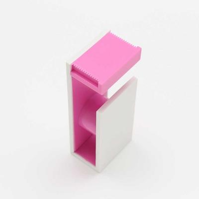Dérouleur magnétique pour Masking Tape - rose & blanc