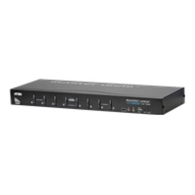 ATEN CS1768 - commutateur écran-clavier-souris/audio - 8 ports - Ordinateur de bureau, Montable sur rack