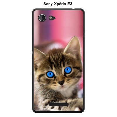 Coque Sony Xpéria E3 - Chaton-1
