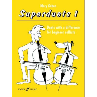 Partitions classique FABER MUSIC COHEN MARY - SUPERDUETS BOOK 1 - CELLO ENSEMBLE Violoncelle