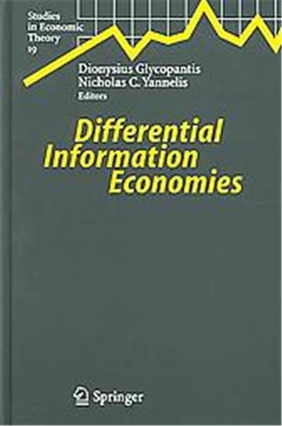 Differential Information Economies, Studies in Economic Theory