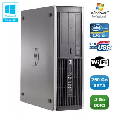 Pc hp compaq elite 8100 sff intel core i5 650 3.2ghz 4go 250go graveur wifi w7