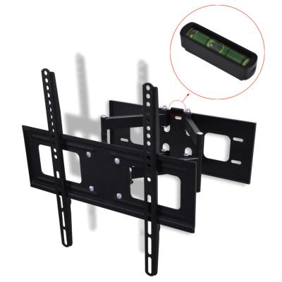 vidaXL Support Mural TV Double Bras Orientable et Inclinable 3D 400x400 mm