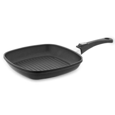 BERNDES 031198 POÊLE À GRILLER VARIO CLICK SPÉCIAL PLAQUE À INDUCTION, 30 X 30 CM