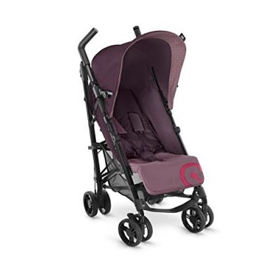 Concord poussette canne quix équipée d'une capote anti-pluie raspberry pink