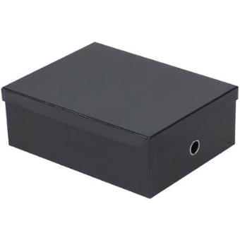 Boite De Rangement Color Line Noir Boite De Classement Achat