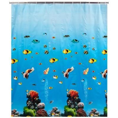 Wenko 19122100 peva rideau de douche 180 x 200 océan