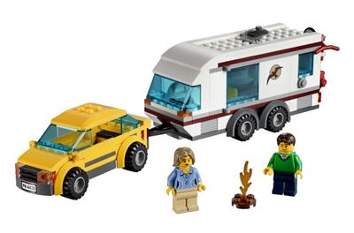 Lego 4435 City La Voiture et Sa Caravane