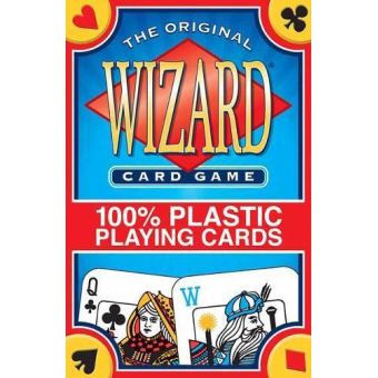 Wizard Card Game 100 Plastic Playing Cards - 1