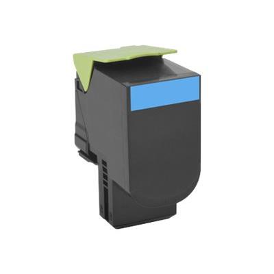 Lexmark 802XC - extra hoog rendement - cyaan - origineel - tonercartridge - LCCP, LRP