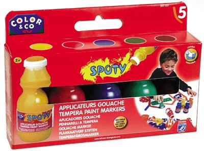 Lefranc & Bourgeois - Marqueur Gouache Spoty 70ml - Boite De 5
