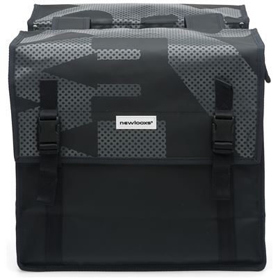Sac double NEW LOOXS Bisonyl Basic imperméable Noir Gris - 46 litres.