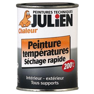 Peinture Température pour métaux ferreux - Aluminium - 250 ml - JULIEN