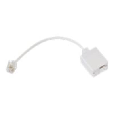 MicroConnect netwerkadapterkabel - 20 cm - wit