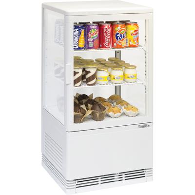 Mini vitrine réfrigérée blanc Casselin CVR58LB