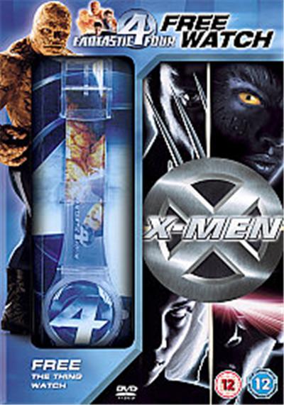 X-Men , (DVD And Fantastic Four The Thing Watch)