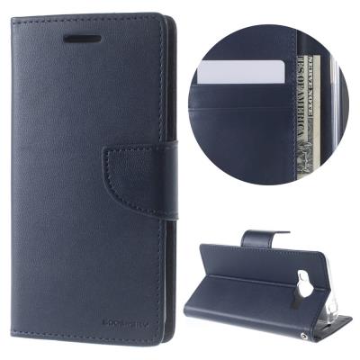 Etui en PU MERCURY pour Samsung Galaxy J3 (2016) - Bleu