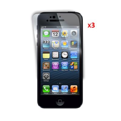 Lot de 3 Films protege ecran transparent pour iPhone 5 / 5S