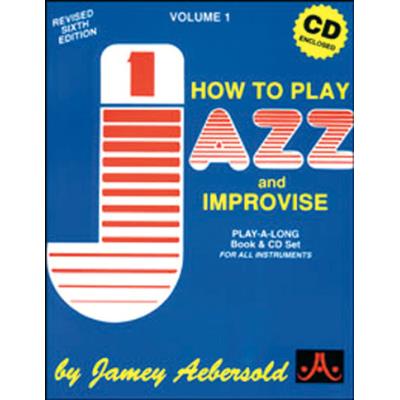 Partitions jazz&blues AEBERSOLD HOW TO PLAY JAZZ + CD - TOUS INSTRUMENTS Tous instruments