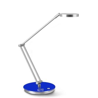 CEP CEPPRO LAMPE LED SOCLE BLEU / BRAS GRIS MÉTAL