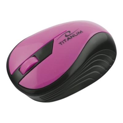 Titanum Rainbow 3D - muis - 2.4 GHz - roze