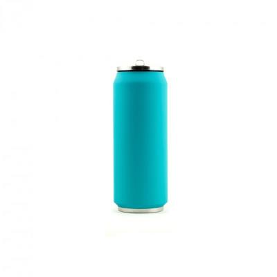 Yoko Design - Canette Isotherme 500ml Bleu turquoise Soft touch