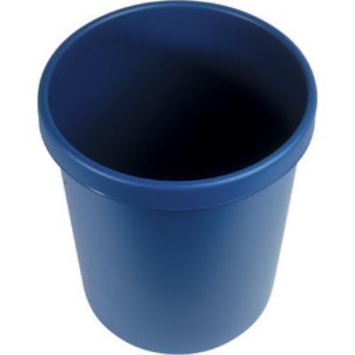 helit - Corbeille à papier en plastique, rond, 45 litres, Rouge