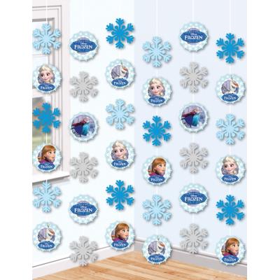 Décoration guirlande à suspendre La Reine Des Neiges - Frozen Amscan