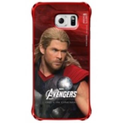 Samsung Clear Cover Avengers Edition Thor - Achterzijde behuizing voor mobiele telefoon - grijs, rood - voor Galaxy S6