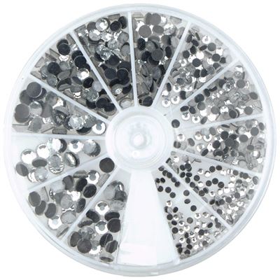 Lot De 25 Strass Thermocollants (Hotfix) Rectangle 10x5 Mm - Cristal Transparent Miroir Qualité A+
