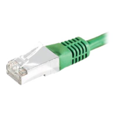 Cordon RJ45 patch SSTP CAT 6 Vert - 15 m
