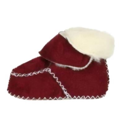 chaussures bébé velcro bordeaux taille 16/17