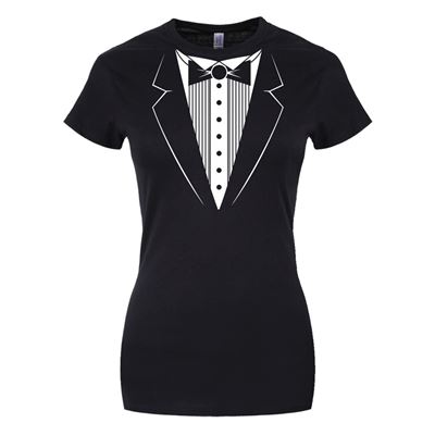 Smoking Noir Tee-Shirt Femme