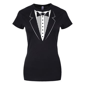 Smoking Noir Tee-Shirt Femme - 1