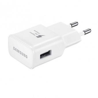 Adaptateur chargeur d'origine samsung blanc charge rapide plug 2a (ep-ta20ewe) - 1