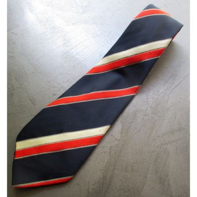 retro cravate ancienne rockabilly bleu blanc rouge old