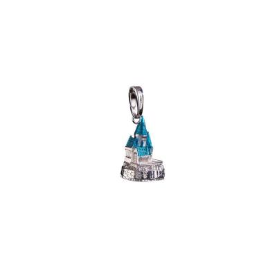 Pendentif Harry Potter - Poudlard Argenté Charm Lumos