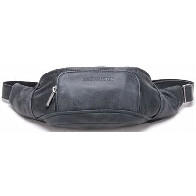 PAS DE MARQUE Arthur & aston - Sacoche asym&eacute;trique Arthur et Aston en cuir ref_ast36137-d-noir 
