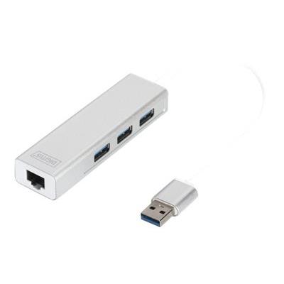 DIGITUS DA-70250-1 - hub - 3 poorten