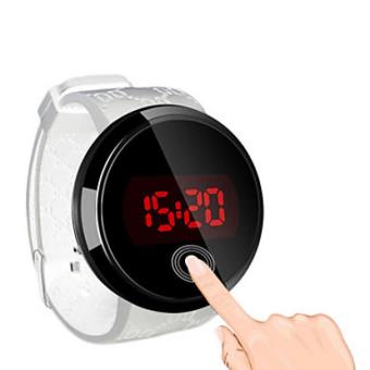 Montre Homme avec Ecran Tactile Blanc et Noir Montre Homme Montre Homme avec Ecran Tactile Blanc et Noir Montre Homme