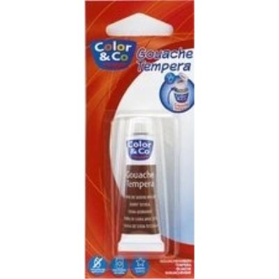 L&b education - 807002 - loisir créatif - gouache education - bleu primaire - 10 ml