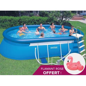 Piscine Autoportée Ovale Easy Set Intex 549 X 305 X 107 M