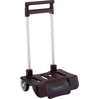 Chariot Porte Sacs à Dos Pliable Noir 30x85x23