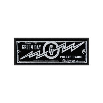Green Day Patch Pirate Radio 19 x 9 cm