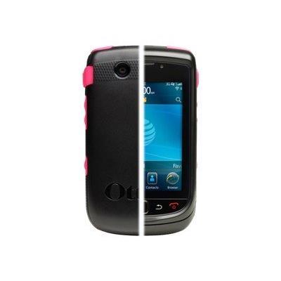 OtterBox Commuter BlackBerry Torch 9800 - Beschermhoes voor mobiele telefoon - plastic, silicone, polycarbonaat - zwart, fel roze - voor BlackBerry Torch 9800