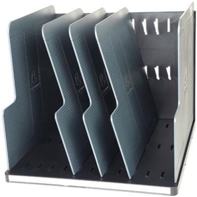 Trieur modulotop 5 séparateurs noir et gris