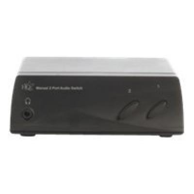 HQ HQSW-AV100 - audioschakelaar - 2 poorten - desktop