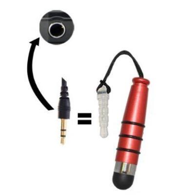 Accessory Master Pack De Stylet Avec Prise Pour Samsung Galaxy Trend I699 Rouge