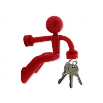 Bonhomme range-clés rouge accroche clé clef porte clef