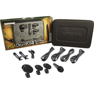 Micros filaires SHURE PGADRUMKIT4 Kit percussions